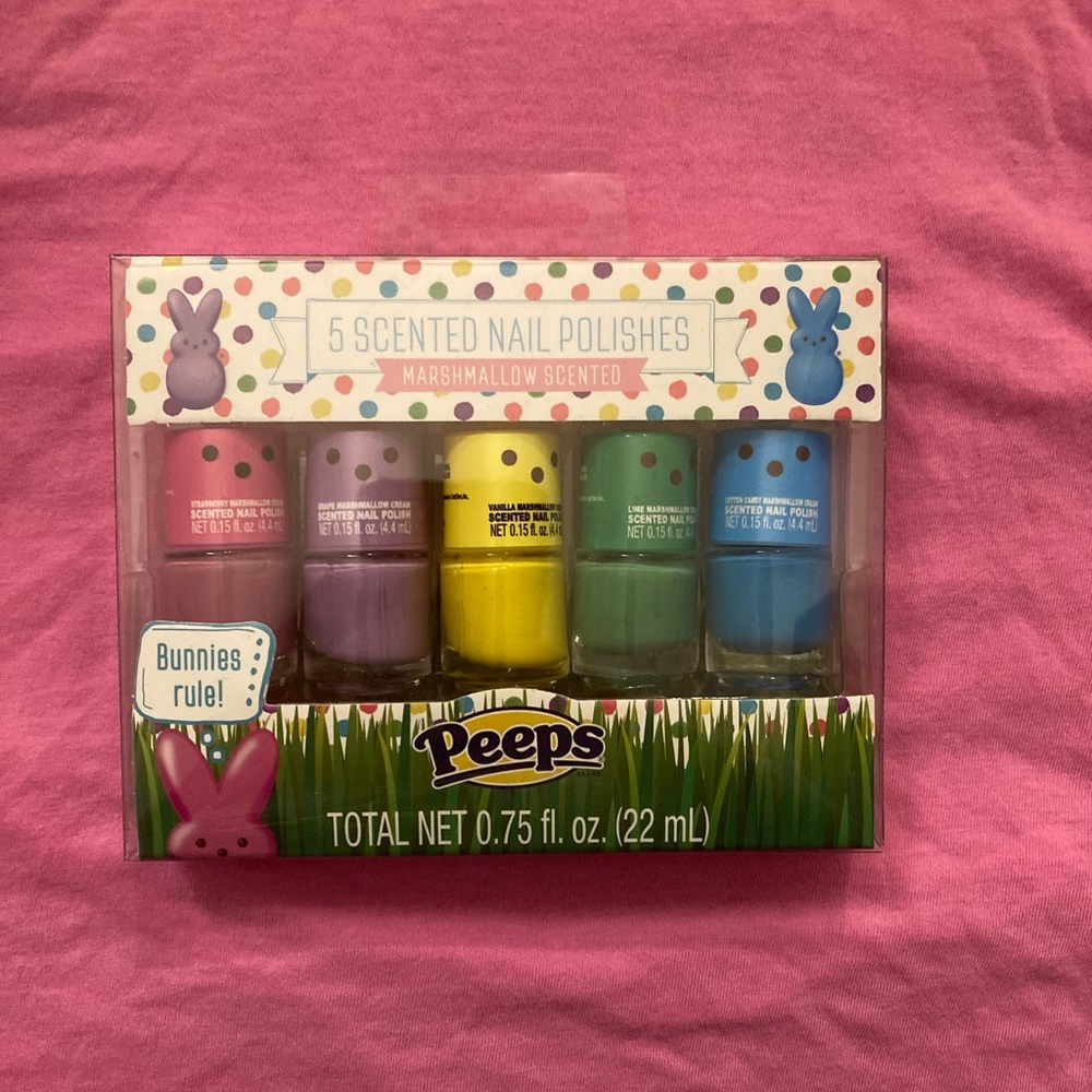 Peeps marshmallow scented polish